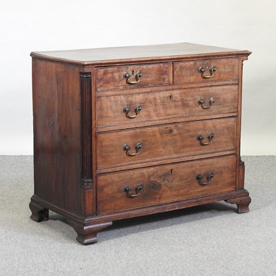 Lot 734 - A George III mahogany chest