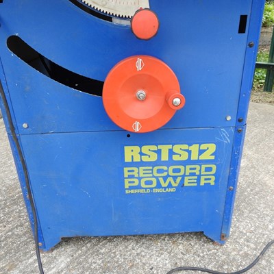 Lot 378 - An RSTS12 Record Power saw bench