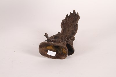Lot 506 - A bronze alloy model of an eagle, shown in...