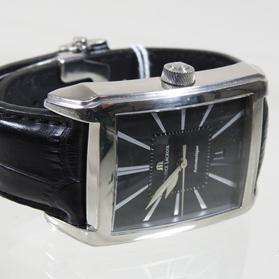 Lot 95 - A modern Maurice Lacroix steel cased gentleman's automatic wristwatch