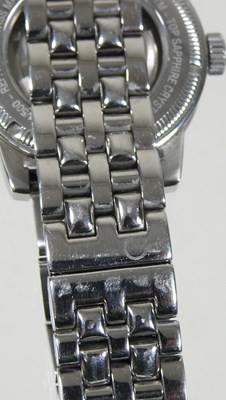 Lot 65 - A modern Gevril steel cased chronograph wristwatch