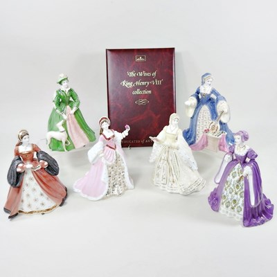 Lot 5 - A set of six Wedgwood figures, by Compton &...