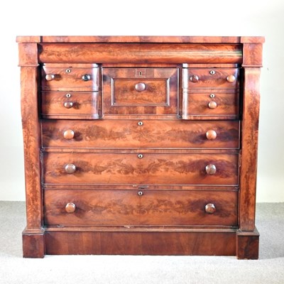 Lot 408 - A large 19th century Scottish chest,...