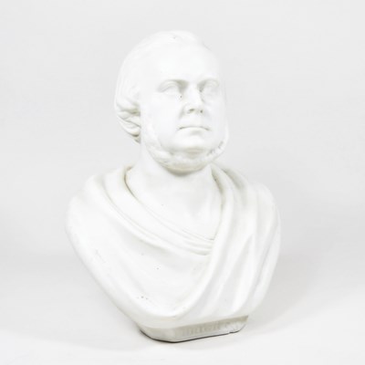 Lot 209 - A Victorian parian portrait bust of John...