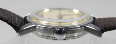 Lot 61 - A 1950's Longines Conquest steel cased gentleman's wristwatch