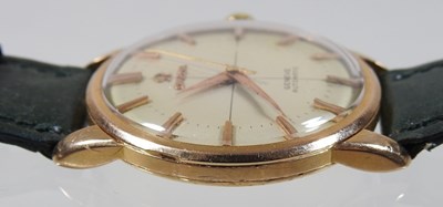 Lot 96 - A 1950's Omega gold plated automatic wristwatch