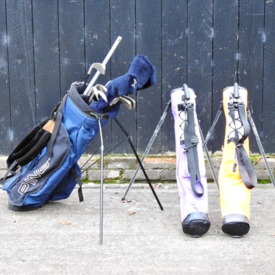 Lot 510 - A set of McGregor golf clubs, together with a...