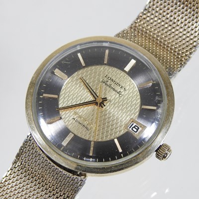 Lot 83 - A 1960's Longines Admiral gold plated automatic gentleman's wristwatch