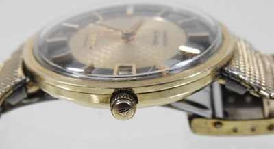 Lot 83 - A 1960's Longines Admiral gold plated automatic gentleman's wristwatch