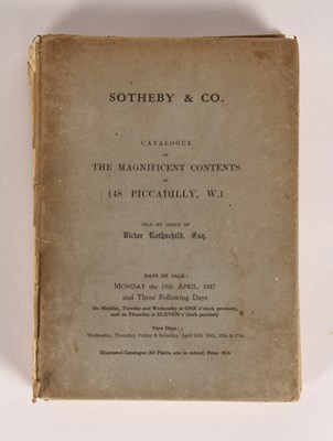 Lot 167 - Sotheby & Co., Catalogue of The Magnificent...