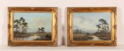 Lot 481 - Wendy Reeves (b.1944), a pair of river...