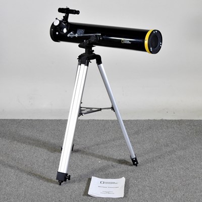 Lot 323 - A modern telescope, 700mm, on  a tripod stand