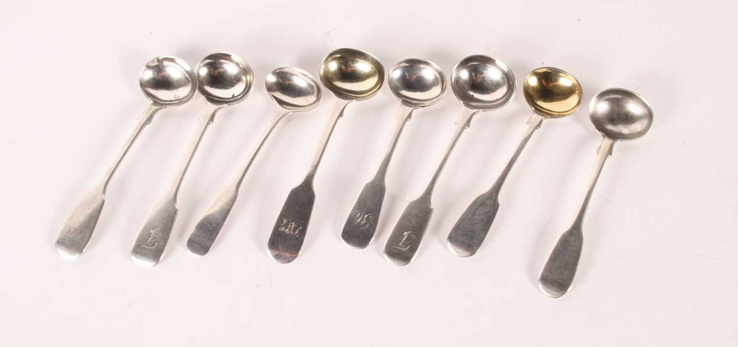 Lot 73 - A collection of eight mainly provincial silver...