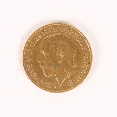 Lot 7 - A George V half sovereign, dated 1911