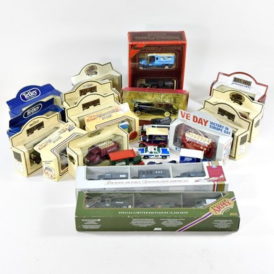 Lot 255 - A collection of model diecast vehicles, boxed