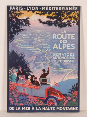 Lot 369 - A French travel poster, modern, La Route Des...