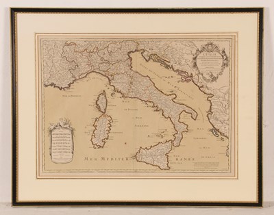 Lot 543 - After Alexis Hubert Jaillot, a map of Italy,...