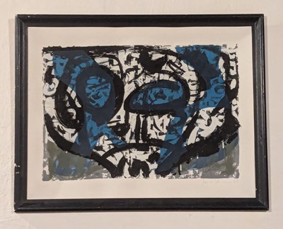 Lot 22 - Daniel Gith (contemporary), abstract skull,...