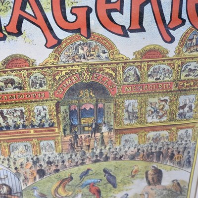 Lot 158 - A 19th century circus poster for Wombwell's...