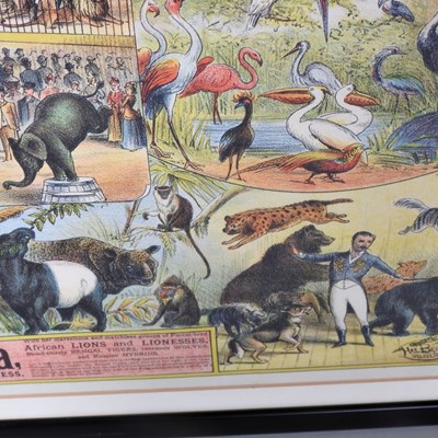 Lot 158 - A 19th century circus poster for Wombwell's...