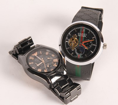 Lot 158 - A Gucci style Patcaon gent's automatic...