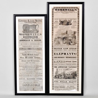 Lot 57 - A 19th century circus advertisement for...