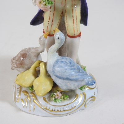 Lot 137 - A Naples porcelain figure