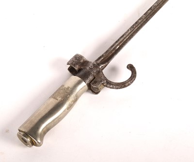 Lot 357 - A French military 1886 pattern bayonet, l.66cm