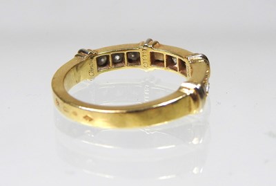 Lot 248 - A Cartier 18 carat nine stone Contessa diamond...