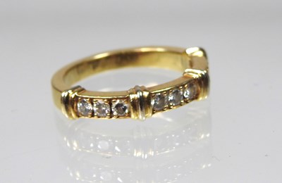 Lot 248 - A Cartier 18 carat nine stone Contessa diamond...