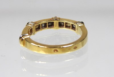 Lot 248 - A Cartier 18 carat nine stone Contessa diamond...
