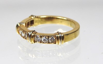 Lot 248 - A Cartier 18 carat nine stone Contessa diamond...
