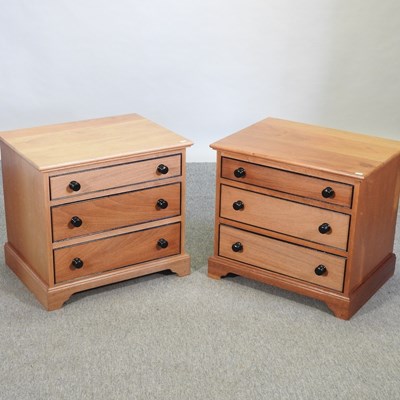 Lot 564 - A pair of small modern chests