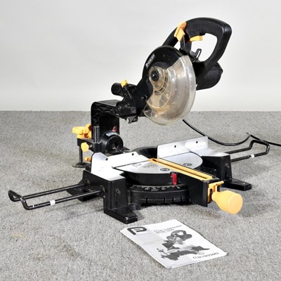 Lot 314 - An electric Pro mitre saw, 190mm