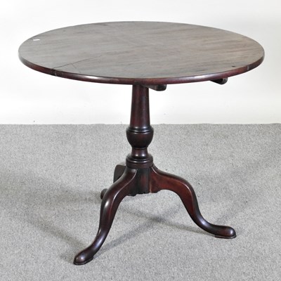 Lot 247 - A 19th century mahogany occasional table, on a...