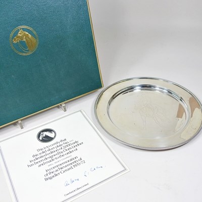 Lot 3 - A limited edition silver plate, engraved with...