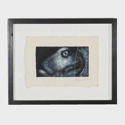 Lot 42 - Chris Gollon, 1953-2017, head of a fish, mixed...