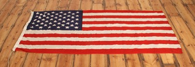 Lot 442 - A vintage USA flag, 182x89cm