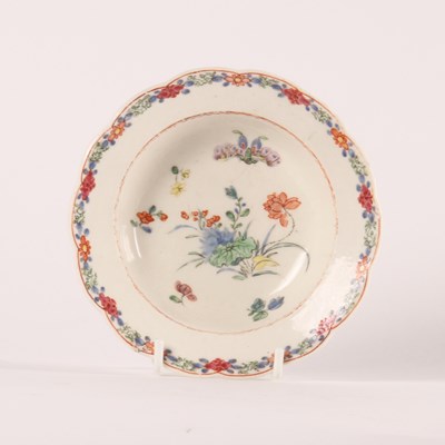 Lot 196 - A Bow porcelain dish, circa 1750-52,...