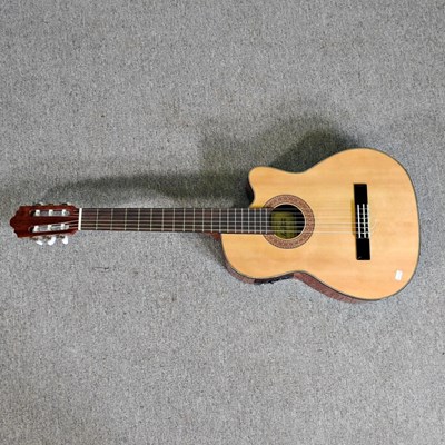 Lot 511 - A Crafter JC45-E electro-classical guitar