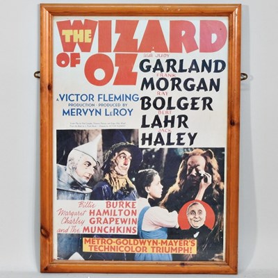 Lot 47 - The Wizard of Oz poster, 57 x 41cm