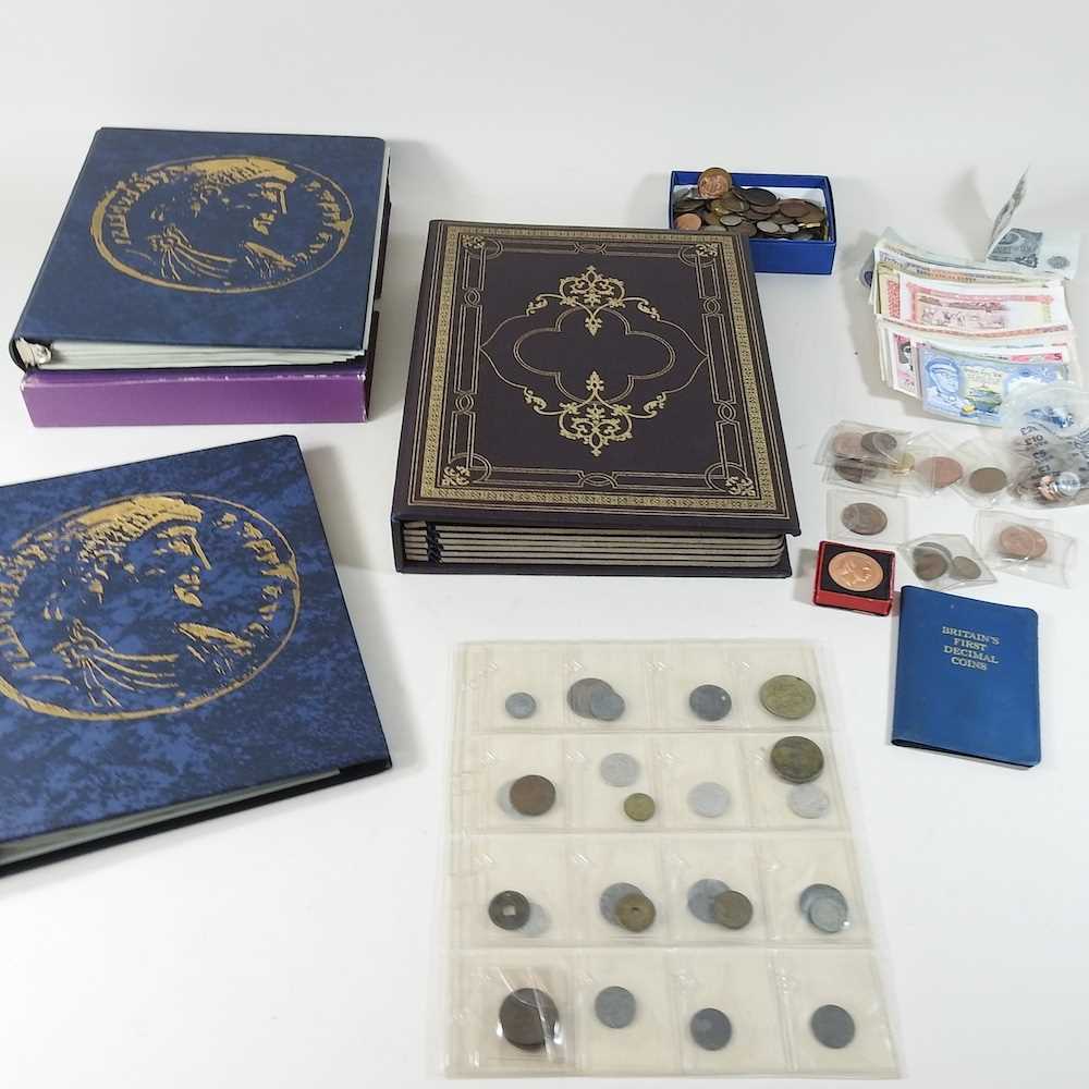 Lot 140 - A collection of coins and banknotes