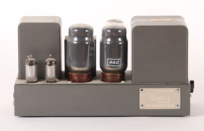 Lot 389 - A vintage Quad II valve amplifier, w.32cm