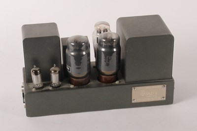 Lot 390 - A vintage Quad II valve amplifier, w.32cm