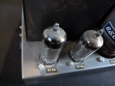 Lot 390 - A vintage Quad II valve amplifier, w.32cm