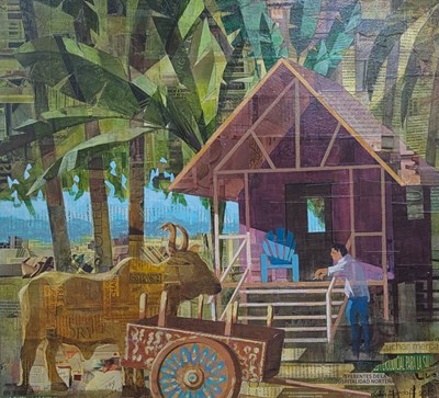 Lot 11 - John Tordoff, (contemporary), Costa Rica scene,...