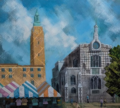 Lot 10 - John Tordoff (contemporary), Norwich City Hall,...