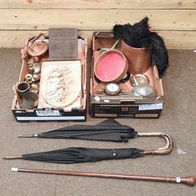 Lot 223 - Two boxes of items