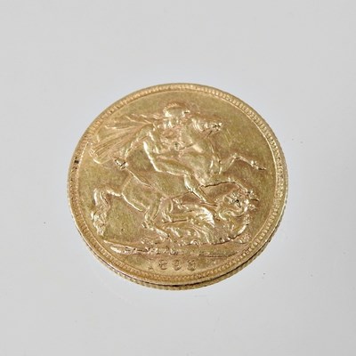 Lot 110 - A Victorian sovereign, dated 1896