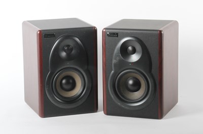 Lot 393 - A pair of Studiomaster M5B studio speakers,...